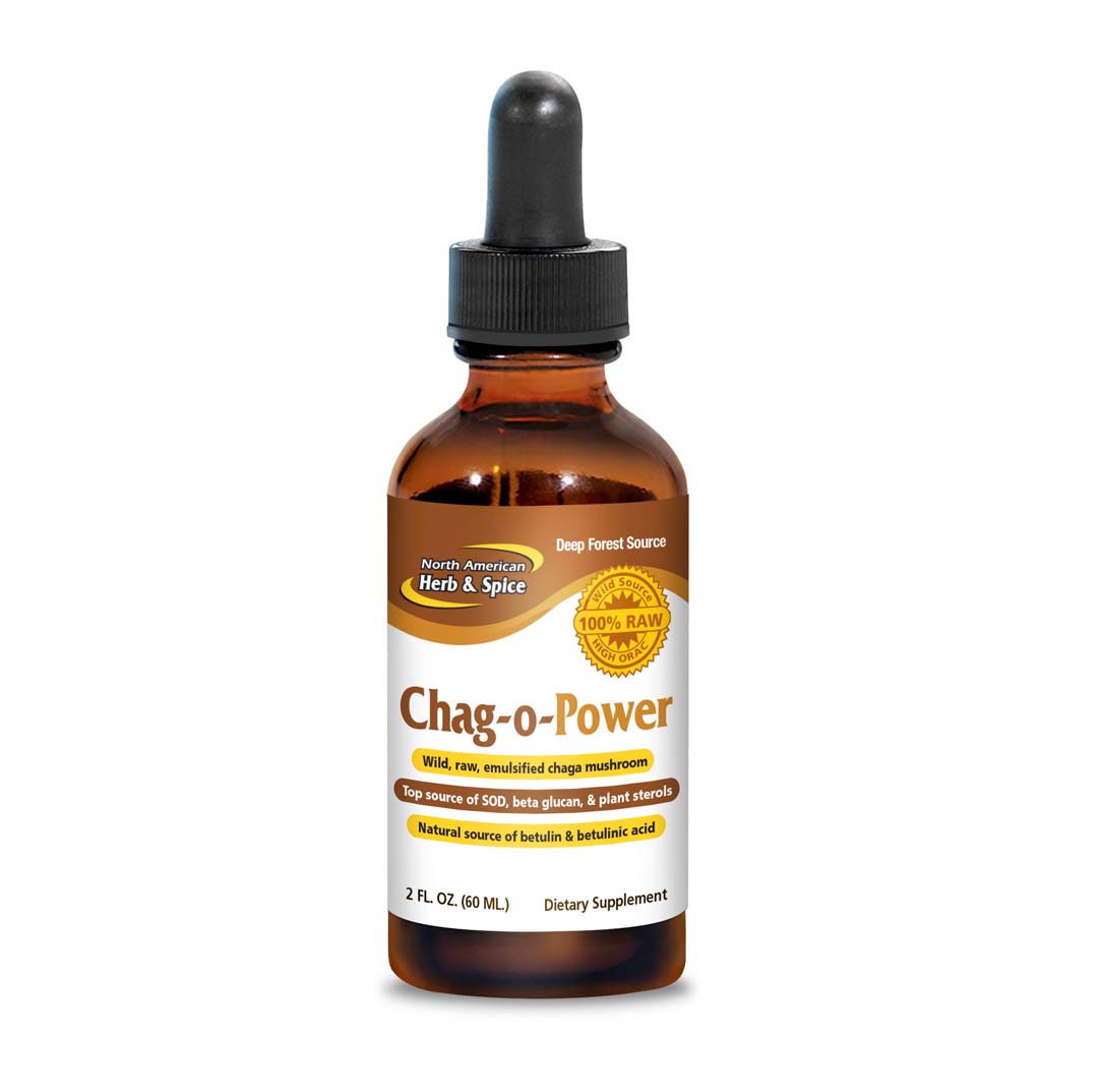 Front of Chag-o-Power 2oz bottle