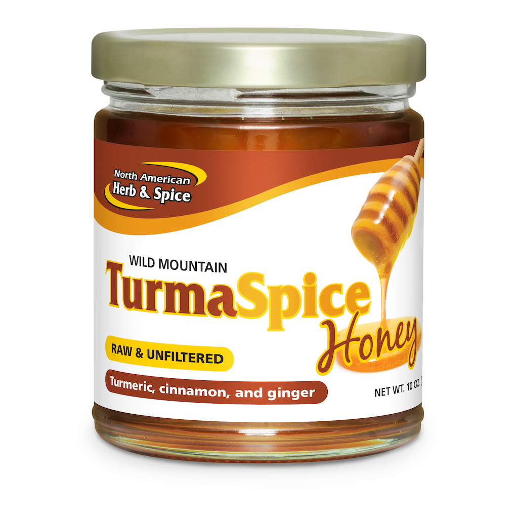 TurmaSpice turmeric honey front label